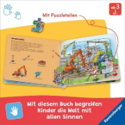 Buchcover und Innenansicht für das Buch: Ravensburger® Puzzle-Buch: Fahrzeuge