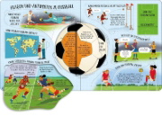Buchcover und Innenansicht für das Buch: Aufklappen und Entdecken: Fußball