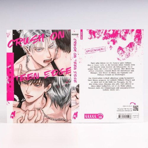 Buchcover und Innenansicht für das Buch: Crush on teen edge