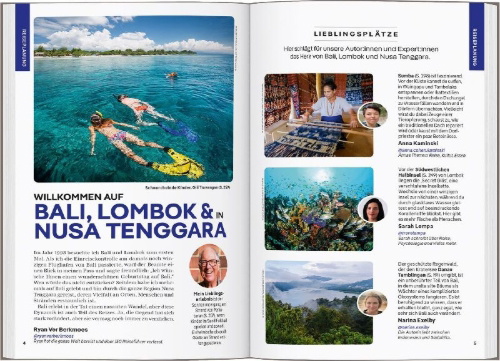Buchcover und Innenansicht für das Buch: LONELY PLANET Reiseführer Bali, Lombok & Nusa Tenggara