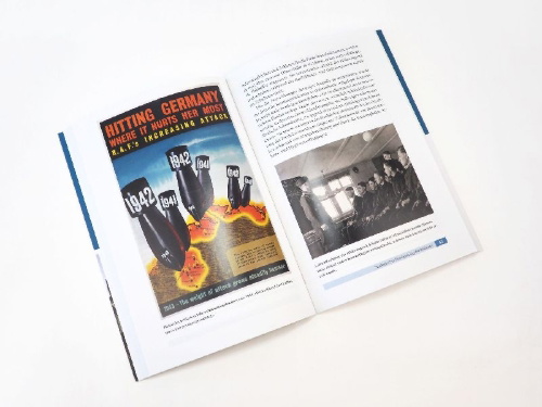 Buchcover und Innenansicht für das Buch: Der Luftkrieg über Europa 1939-1945