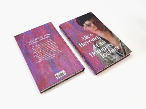 Buchcover und Innenansicht für das Buch: Frau Hempels Tochter. Roman