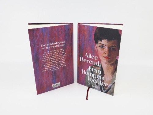 Buchcover und Innenansicht für das Buch: Frau Hempels Tochter. Roman