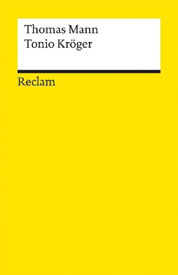 Buchcover und Innenansicht für das Buch: Tonio Kröger