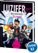 Buchcover und Innenansicht für das Buch: Luzifer junior (Band 16) - Alarmstufe: Aaron!