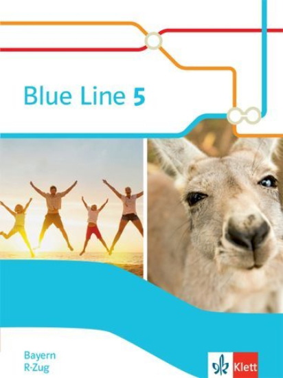 Buchcover und Innenansicht für das Buch: Blue Line 5 R-Zug. Schülerbuch (Hardcover) Klasse 9. Ausgabe Bayern
