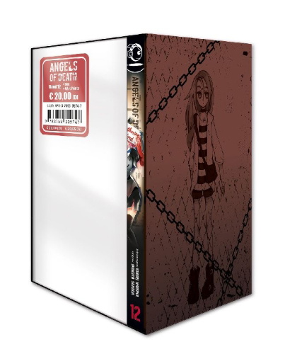 Buchcover und Innenansicht für das Buch: Angels of Death 12 + Box