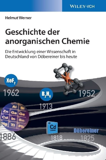 Buchcover und Innenansicht für das Buch: Geschichte der anorganischen Chemie