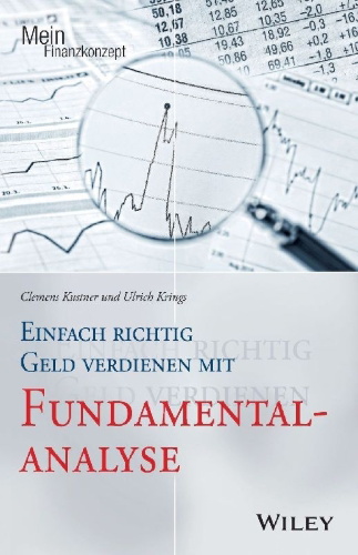 Buchcover und Innenansicht für das Buch: Einfach richtig Geld verdienen mit Fundamentalanalyse