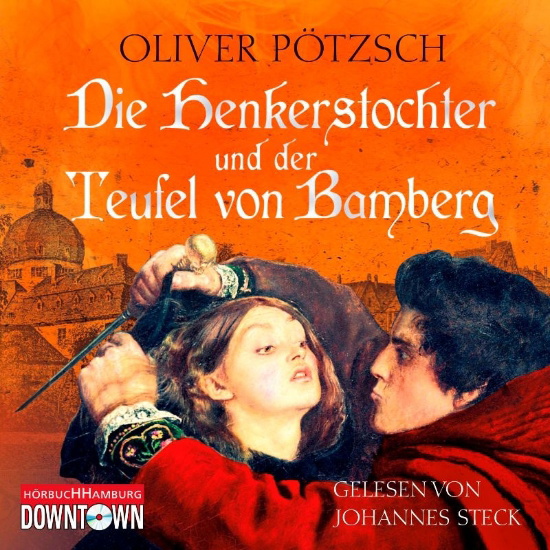 Buchcover und Innenansicht für das Buch: Die Henkerstochter und der Teufel von Bamberg