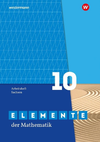 Buchcover und Innenansicht für das Buch: Elemente der Mathematik SI 10. Arbeitsheft mit Lösungen. Sachsen