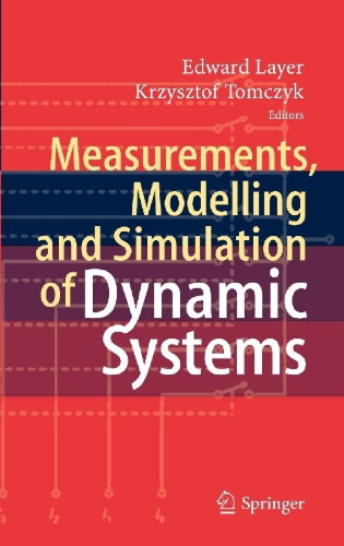 Buchcover und Innenansicht für das Buch: Measurements, Modelling and Simulation of  Dynamic Systems