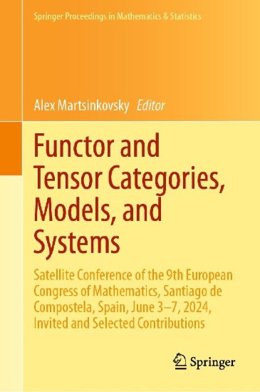 Buchcover und Innenansicht für das Buch: Functor and Tensor Categories, Models, and Systems