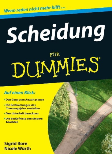 Buchcover und Innenansicht für das Buch: Scheidung für Dummies