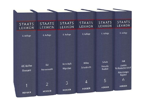 Buchcover und Innenansicht für das Buch: Staatslexikon