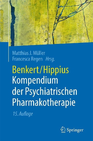Buchcover und Innenansicht für das Buch: Benkert/Hippius Kompendium der Psychiatrischen Pharmakotherapie