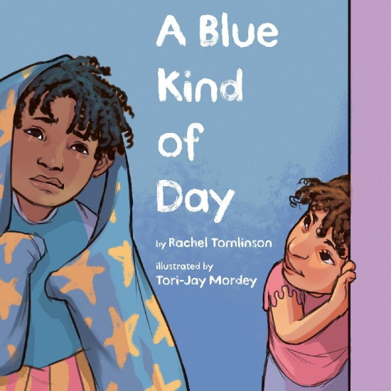 Buchcover und Innenansicht für das Buch: A Blue Kind of Day