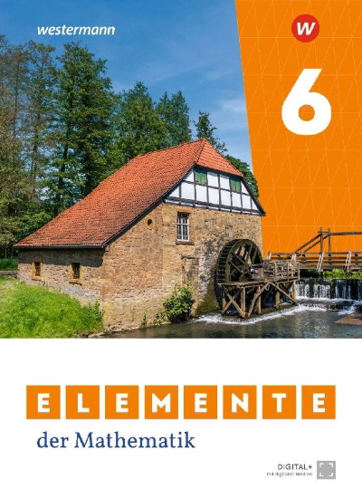 Buchcover und Innenansicht für das Buch: Elemente der Mathematik SI. Schlbuch 6. Für Nordrhein-Westfalen