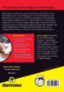 Buchcover und Innenansicht für das Buch: Shopify für Dummies