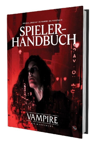 Buchcover und Innenansicht für das Buch: V5 Vampire - Die Maskerade: Spielerhandbuch