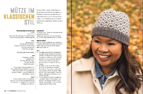 Buchcover und Innenansicht für das Buch: 150 farbenfrohe Strickmotive