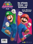 Buchcover und Innenansicht für das Buch: The Super Mario Galaxy Movie Official Activity Book