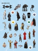 Buchcover und Innenansicht für das Buch: Star Wars: 1001 Sticker - Stickern - Rätseln - Ausmalen