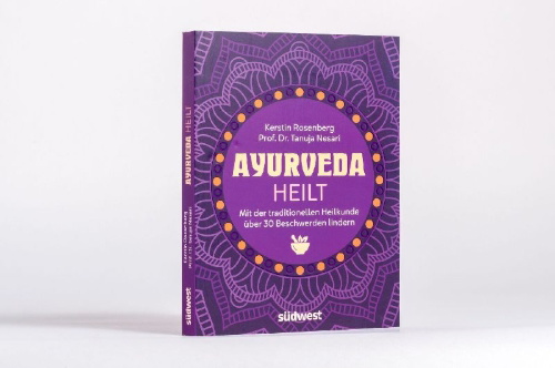 Buchcover und Innenansicht für das Buch: Ayurveda heilt