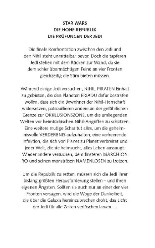 Buchcover und Innenansicht für das Buch: Star Wars: The High Republic - A Valiant Vow