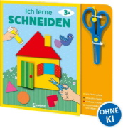 Buchcover und Innenansicht für das Buch: J'apprends à Découper
