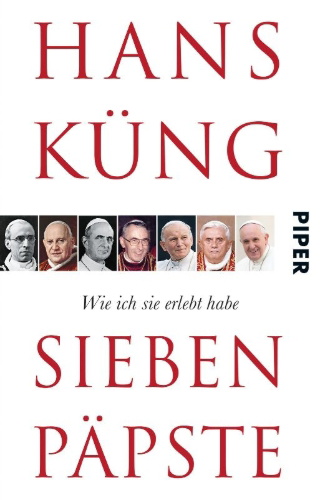Buchcover und Innenansicht für das Buch: Sieben Päpste