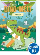Buchcover und Innenansicht für das Buch: Les Dinosaures - Bloc à colorier