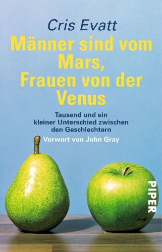 Buchcover und Innenansicht für das Buch: Männer sind vom Mars, Frauen von der Venus