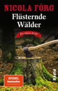 Buchcover und Innenansicht für das Buch: Flüsternde Wälder