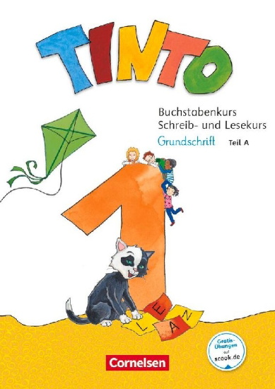 Buchcover und Innenansicht für das Buch: 1. Schuljahr - Buchstabenkurs mit Schreib- und Lesekurs Grundschrift