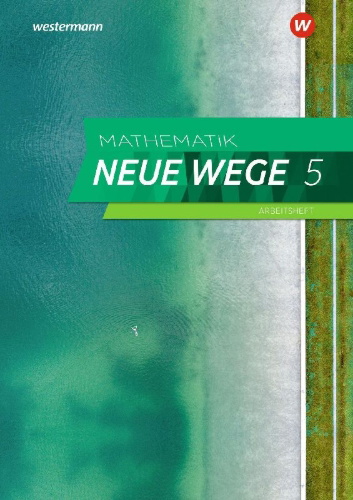 Buchcover und Innenansicht für das Buch: Mathematik Neue Wege SI 5. Arbeitsheft mit Lösungen. Für Hamburg