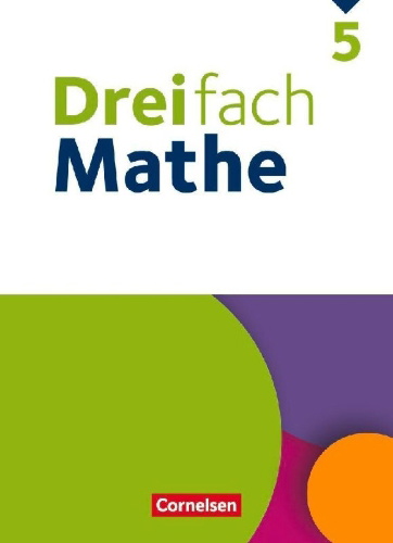 Buchcover und Innenansicht für das Buch: Dreifach Mathe 5. Schuljahr - Schülerbuch