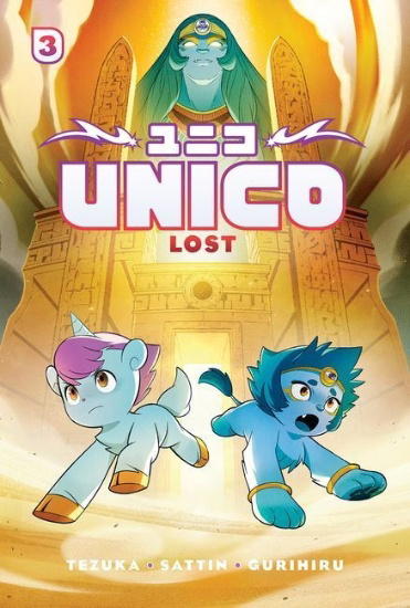 Buchcover und Innenansicht für das Buch: Unico: Lost (Volume 3): An Original Manga