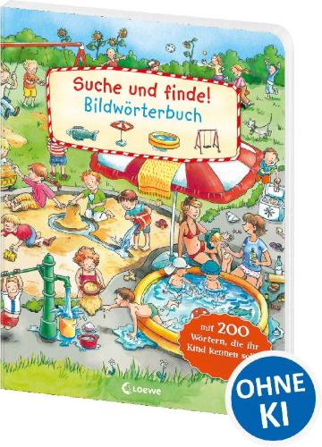 Buchcover und Innenansicht für das Buch: Suche und finde! - Bildwörterbuch