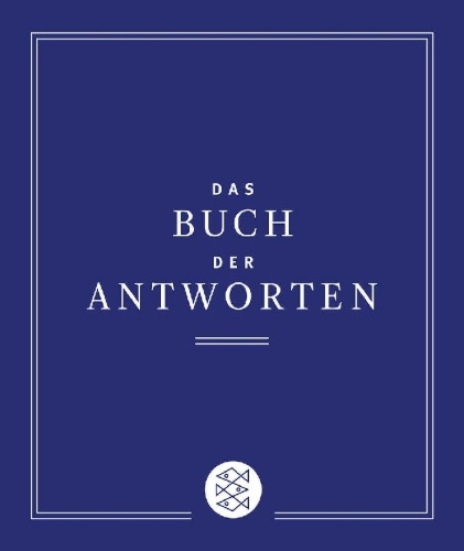 Buchcover und Innenansicht für das Buch: The Book of Answers