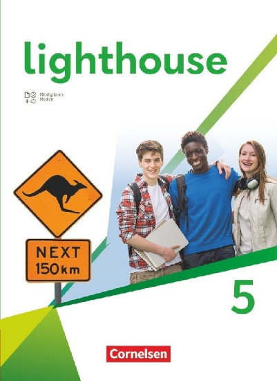 Buchcover und Innenansicht für das Buch: Lighthouse Band 5: 9. Schuljahr - General Edition - Schulbuch (Kartoniert) mit digitalen Medien