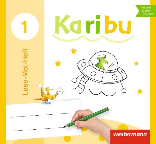 Buchcover und Innenansicht für das Buch: Karibu 1. Lese-Malheft