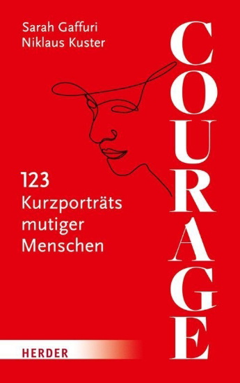 Buchcover und Innenansicht für das Buch: Courage