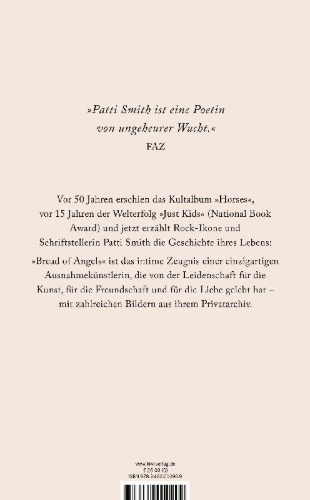 Buchcover und Innenansicht für das Buch: Bread of Angels