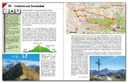 Buchcover und Innenansicht für das Buch: Lieblings-Wanderungen Kleinwalsertal