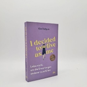 Buchcover und Innenansicht für das Buch: I decided to live as me