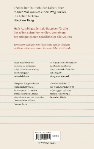 Buchcover und Innenansicht für das Buch: On Writing