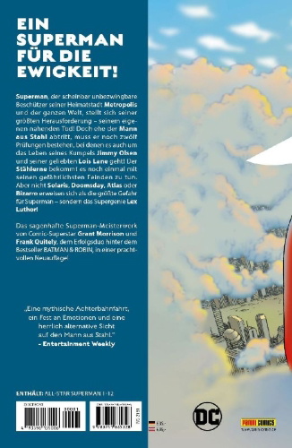 Buchcover und Innenansicht für das Buch: All-Star Superman