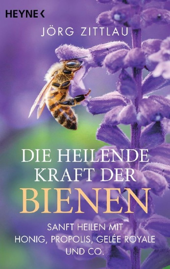 Buchcover und Innenansicht für das Buch: Die heilende Kraft der Bienen