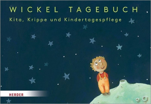 Buchcover und Innenansicht für das Buch: Wickeltagebuch 